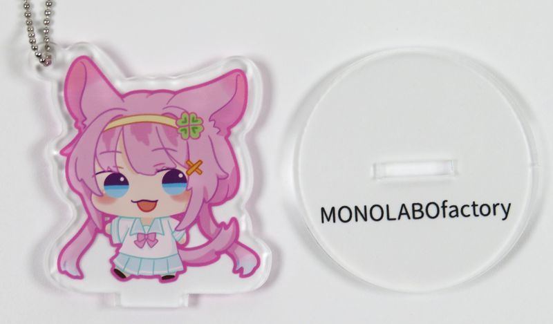 ■MONOLABOFACTORYで作ったアクリルスタンド(組み立て前)